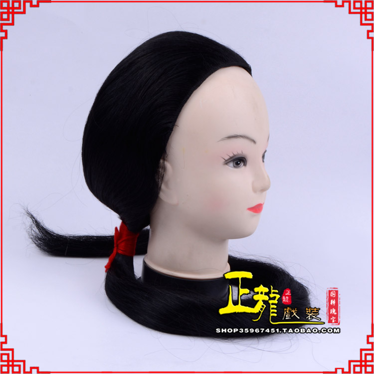景洪古装影视演出头套花旦假发 真发古装发