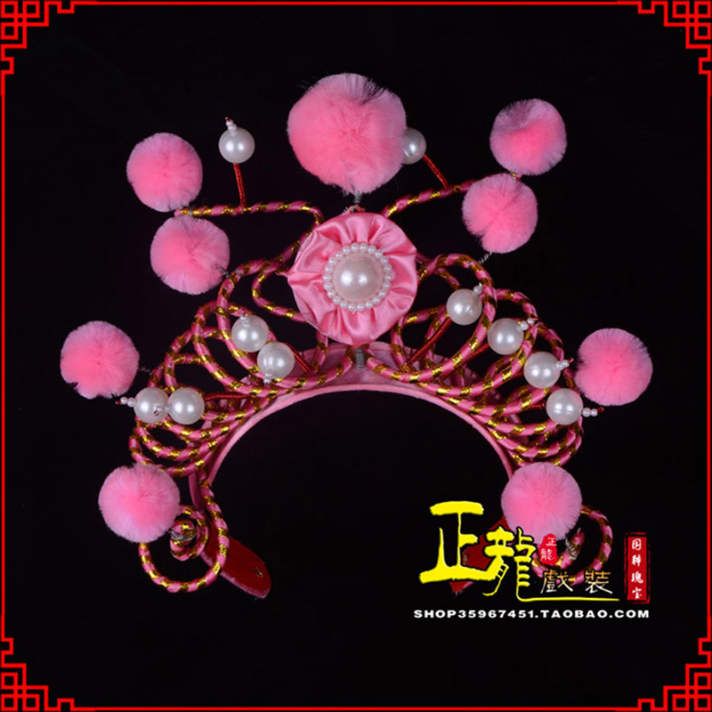 景洪穆桂英花木兰盔帽 女兵额子