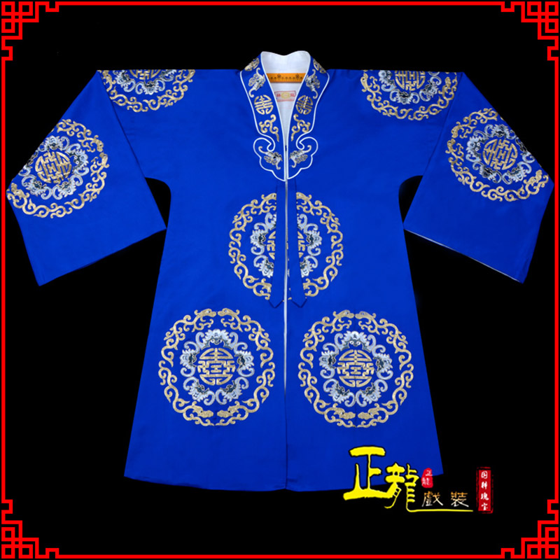 景洪老旦团花披夫人土地婆软绉五蝠女员外衣