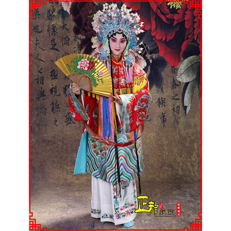 景洪凤袍杨贵妃贵妃醉酒 软绉团凤女蟒