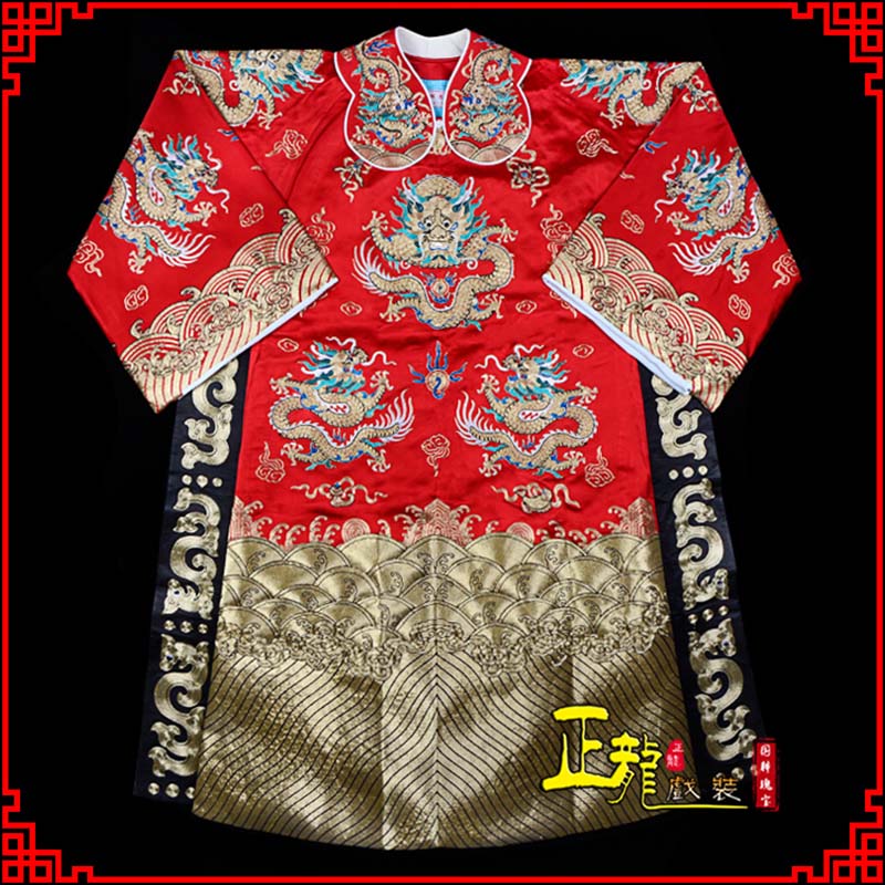 景洪皇帝蟒袍全金八宝团龙蟒